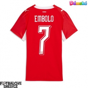 Švýcarsko Breel Embolo #7 Dámské Domácí Dres MS 2026 Krátký Rukáv